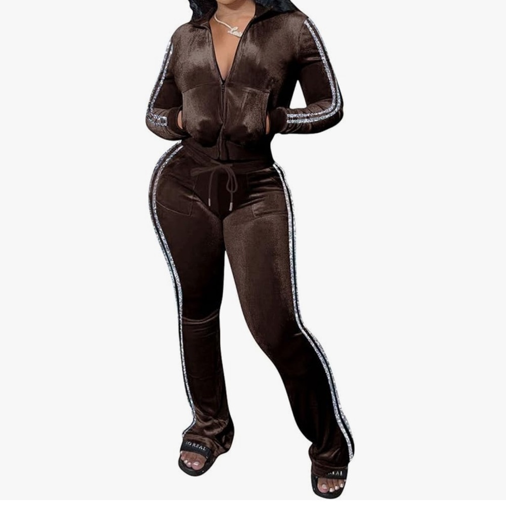 Brown Two Piece Tracksuit